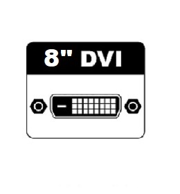 8" DVI Monitors