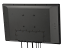 1569GNH Back View with Cables and Waterproof Cover Installed - 15.6 inch IP67 Sunlight Readable Optical Bonded Capacitive Touchscreen LCD Display Monitor with HDMI, DVI, VGA & AV Inputs & HDMI Video Output